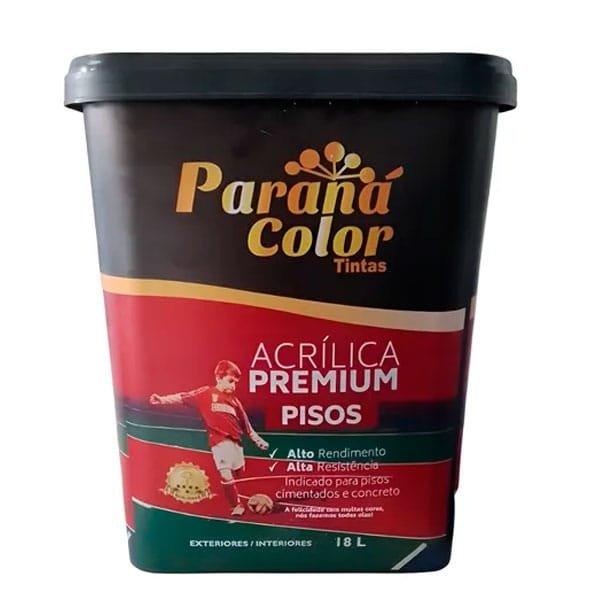 Tinta Piso Paraná Color Cinza Chumbo 18L — Tintas