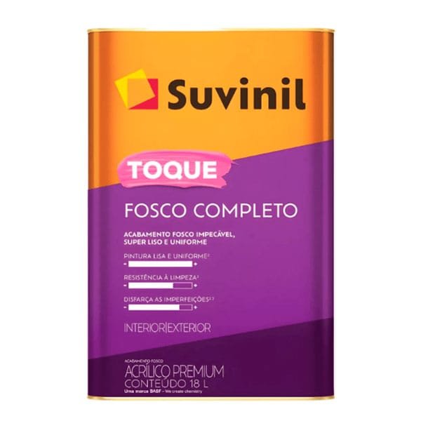 Tinta Suvinil Fosco Completo 18l Branco — Tintas