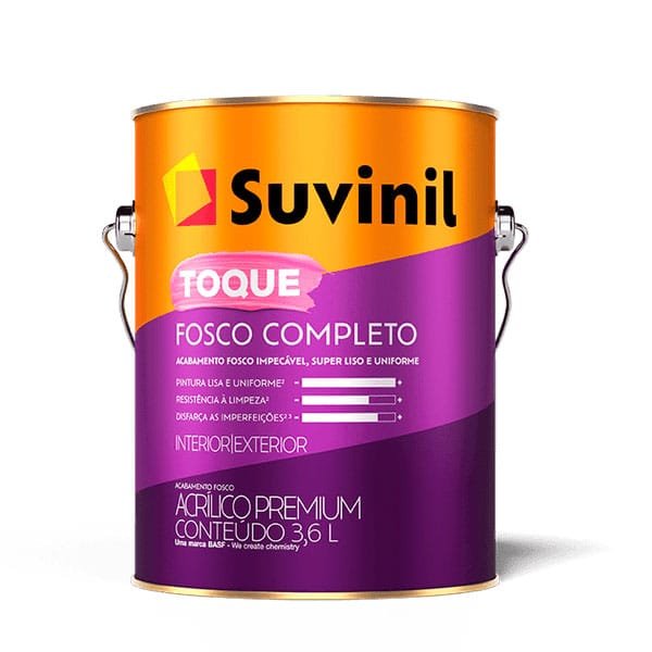 Tinta Suvinil Fosco Completo 3,6l Branco — Tintas