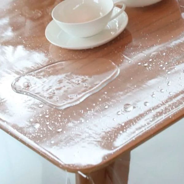 Toalha de Mesa Kapazi 1,37m PVC Cristal Transparente por metro — imagem 2