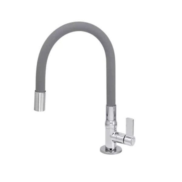 Torneira Rainha 2668 C70 Parede Gourmet Cinza 1/4 de volta — Metais