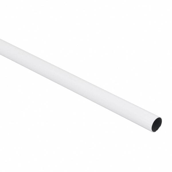 Varão de Cortina Branco 28mm 3m — Itens Decorativos