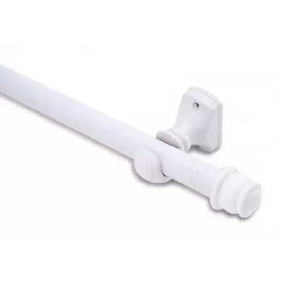 Varão De Cortina Branco 28mm (grosso) 2 Metros — Itens Decorativos