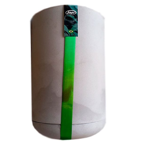 Vaso Japi Plástico Match Cimento Queimado com Prato — Vasos e Floreiras