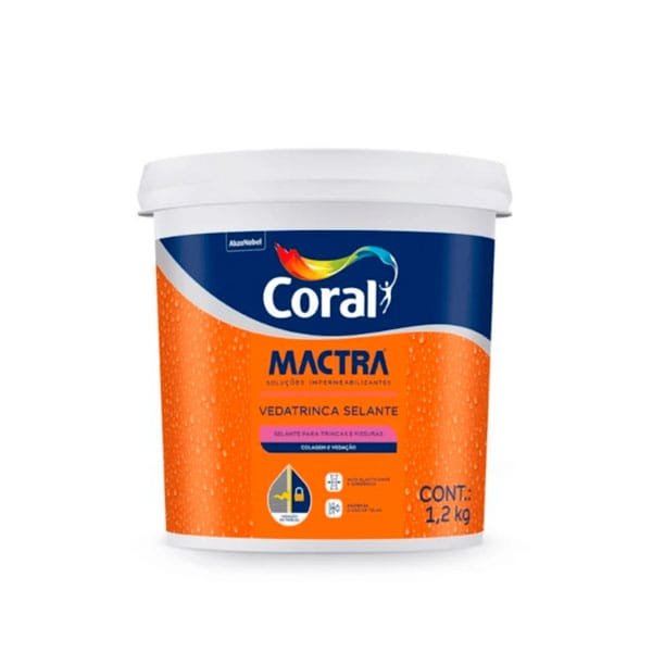 Vedatrinca Coral Mactra 1,2Kg — Massas Corrida e Acrílica