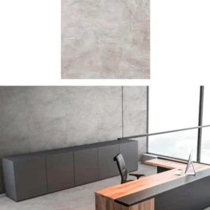 Porcelanato Delta Pulpis Cinza Acetinado 84x84