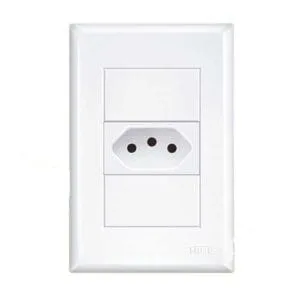 Tomada Fame Padrão 2 Pinos+Tomada 20A Evidence