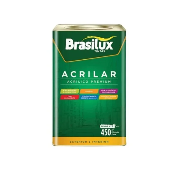 Tinta Brasilux Premium - Branco Fosco - 18lts