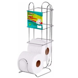 Suporte Papel Higiênico 4 rolos Niquelart