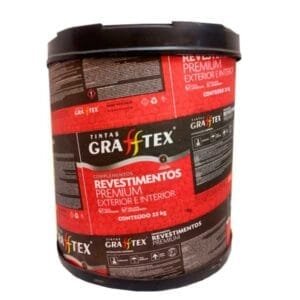 Textura Rústica 25kg Grafftex Cores - Barrica