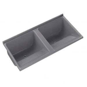 Tanque AJR GRAN Duplo Quadrado 1,24x62 Cinza