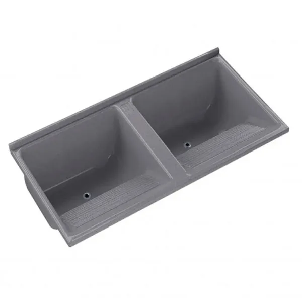 Tanque AJR GRAN Duplo Quadrado 1,24x62 Cinza