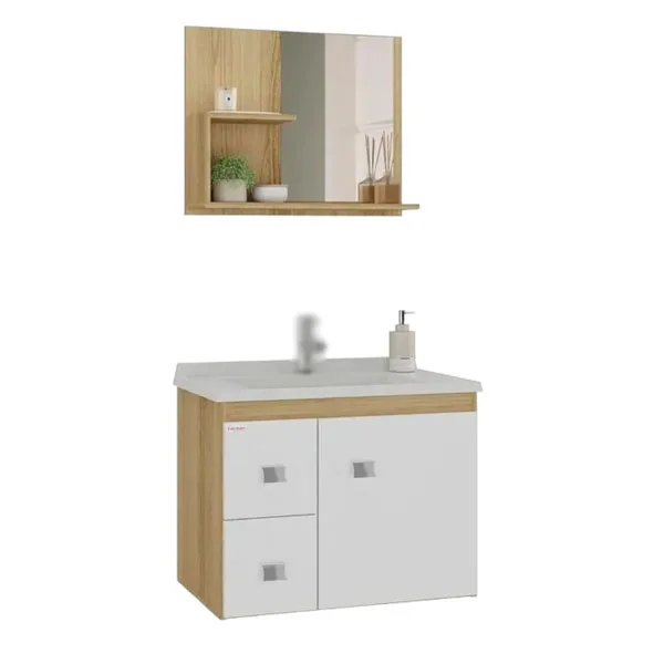 Armário Fabribam 60cm Suspenso Smart Carvalho