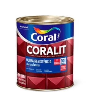 Esmalte Sintético Coral Ultra Resistente Preto Fosco 900ml