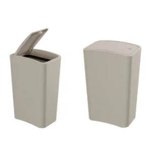 Lixeira Click 8 litros Argila Astra