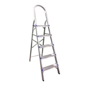 Escada Alumínio Doméstica Real 5 Degraus