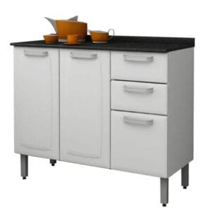 Balcão para Pia 1,20 Roma Corsini Branco