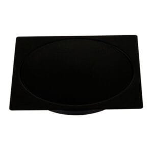 Ralo Automático Rainha Square 10x10 Preto Fosco
