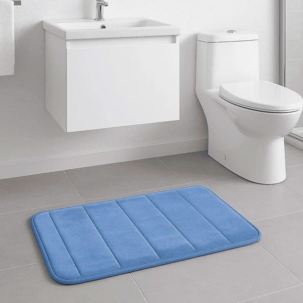 Tapete Kapazi 40x60 Nuvem Azul Claro demonstracao