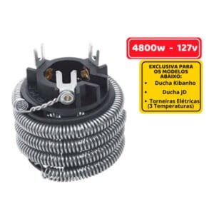 Resistência Fame 0021 Kibanho/ Torneira 3T 127v 4800w