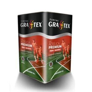 Tinta Piso Grafftex Vermelho Segurança 18L